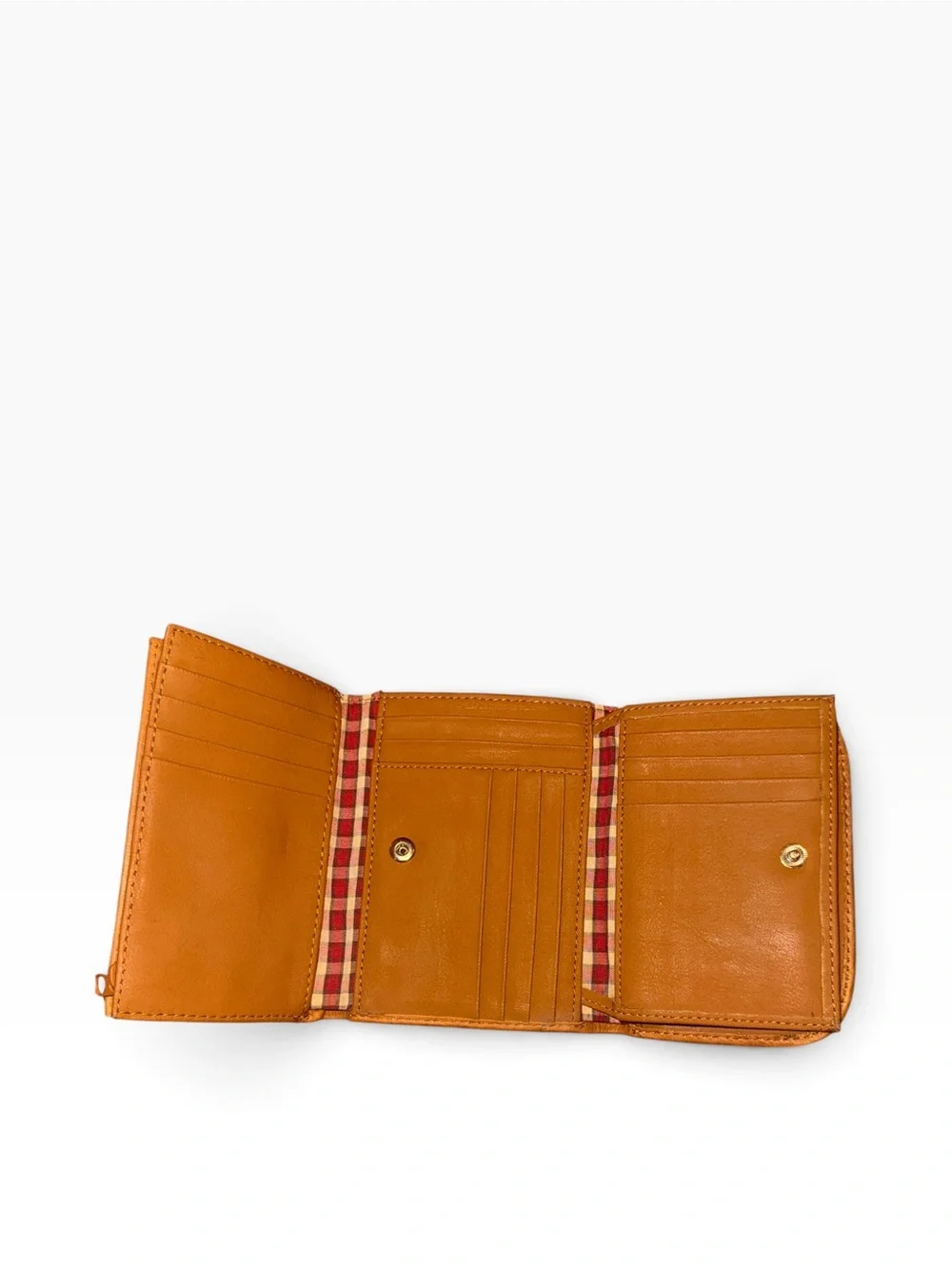 Dockers Tan Leather Compact Wallet